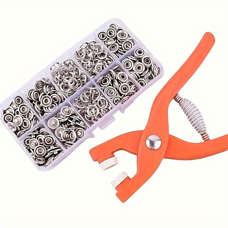 50 مجموعة من كماشات التثبيت ال - مراجعة Snap Fastener Set وسعره